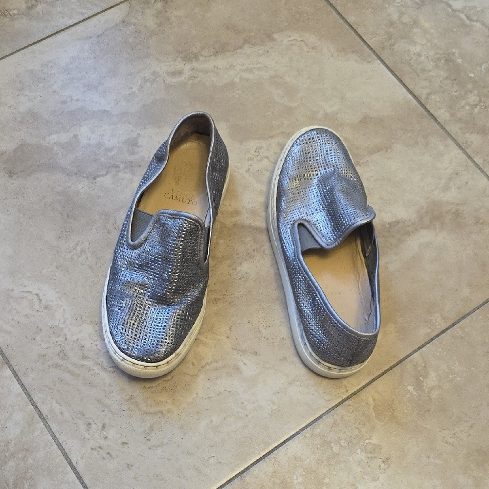 Caslon Silver Slip-On Sneakers